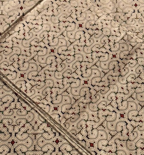 Shipibo Kene textile altar cloth Amazon ceremonial