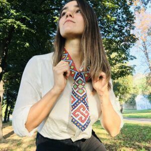 Tribal jewelry Kasxinawa beaded Brazil Amazon