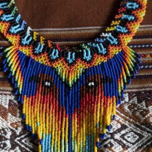 Guacamayo - Yawanawa Amazonian Beaded Spiritual Jewelry<span> - </span>blue