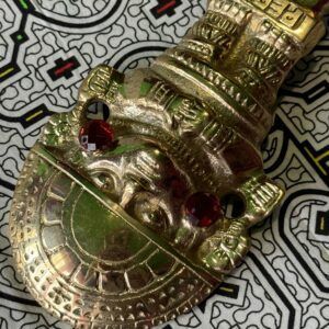 Brass Tumi figures Andes ceremonial pre-Columbian