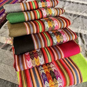 Andean heart weavings handwoven Peru Quechua