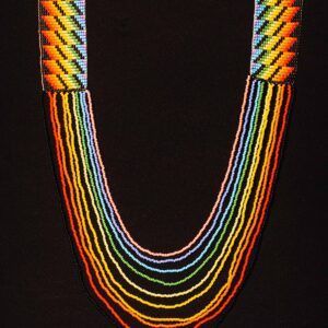 Spiritual necklace Yawanawa beaded Amazon intention